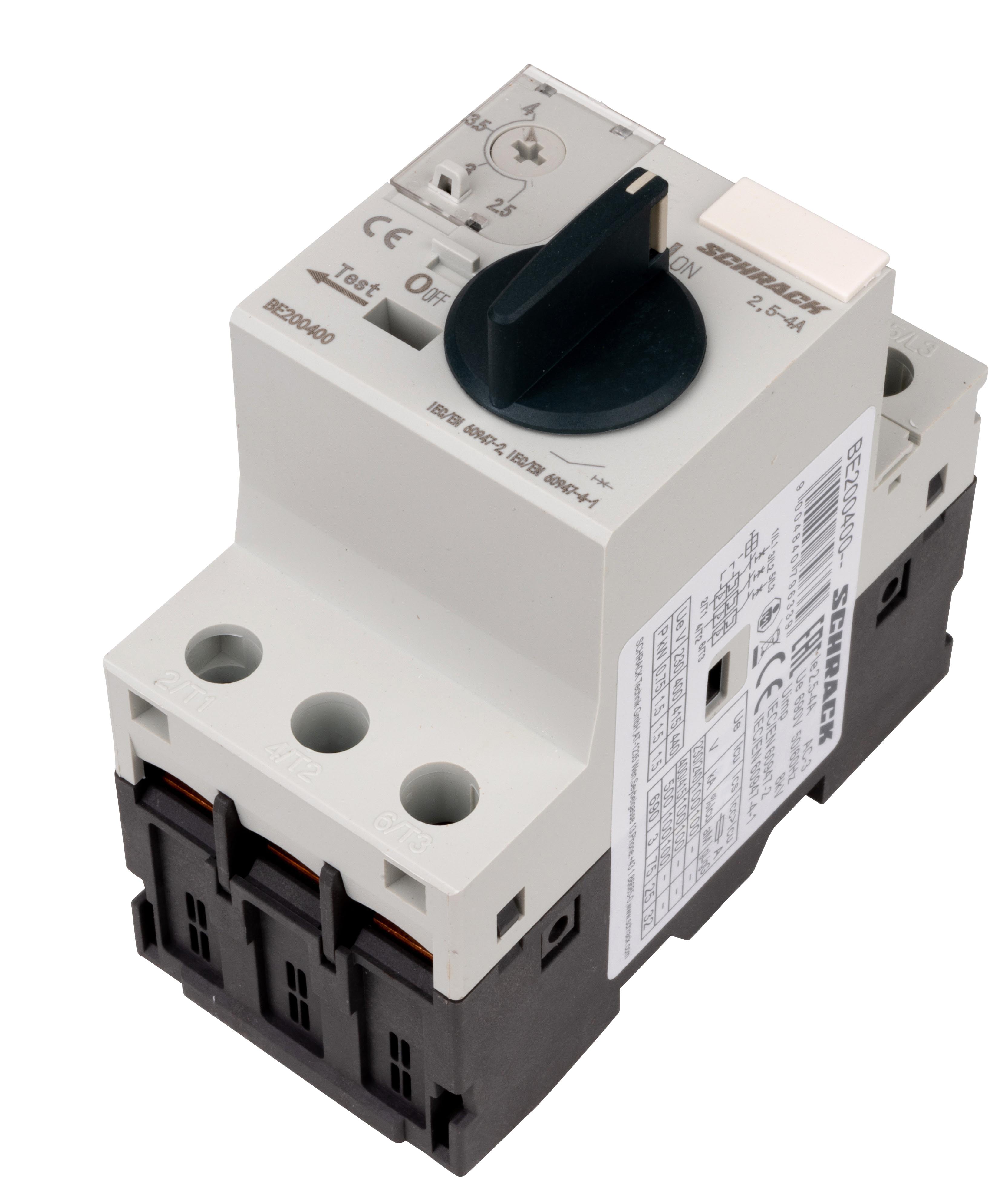 BE2 3p  4,00A (2,50-4,00) 1,50кВт Автомат защиты электродвигателя