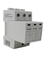 FML-12,5-440/3S Разрядник 3P Imax=50кА (8/20), Iimp=12.5kA (10/350), Uc=440V, класс 1+2 (B+C), 3M, сигнальный контакт