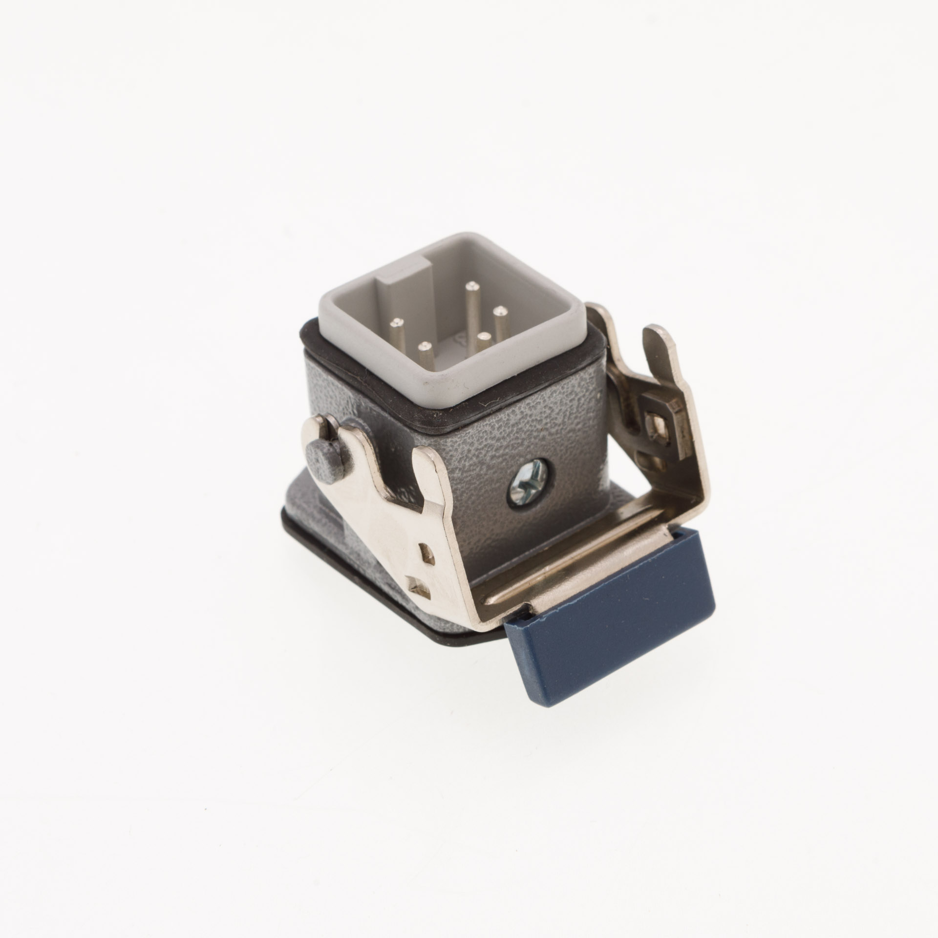 EB-M- 05-FM-6-IP65 Розетка стационарная встраиваемая металлическая 5 выводов 10А нижний ввод 1 метал