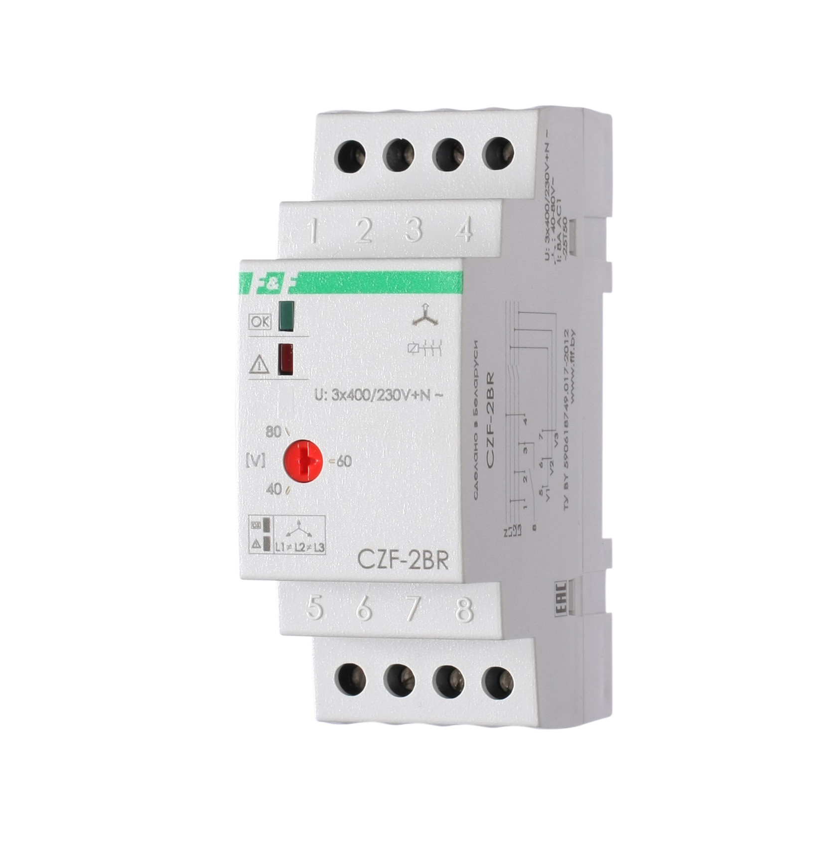 Реле контроля фаз CZF-2BR