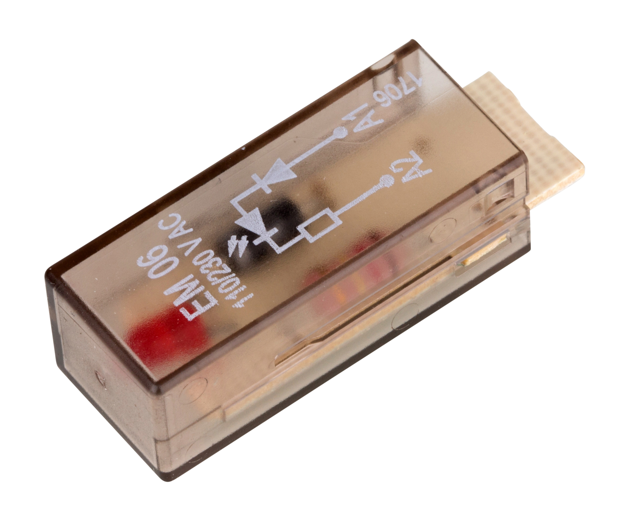 Модуль светодиода красный, 110-230VAC, EM06