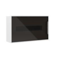 Щиток 18 мод настенный FRAME, белый, с тонированной дверцей, с 2 шинами  PEN на 8 и 10 отв.