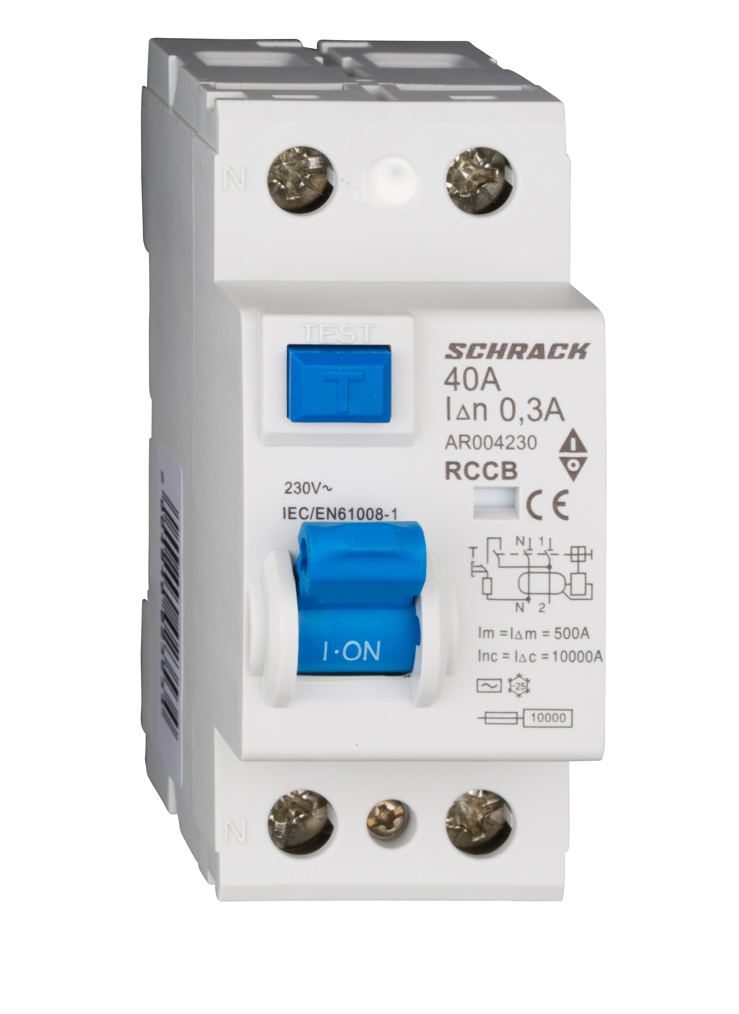 AR 10кА 2P 40A/300mA УЗО тип AC                                                                                                                       