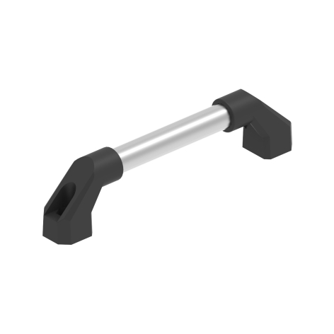 Ручка для шкафов, полиамид, алюминий L-200мм
