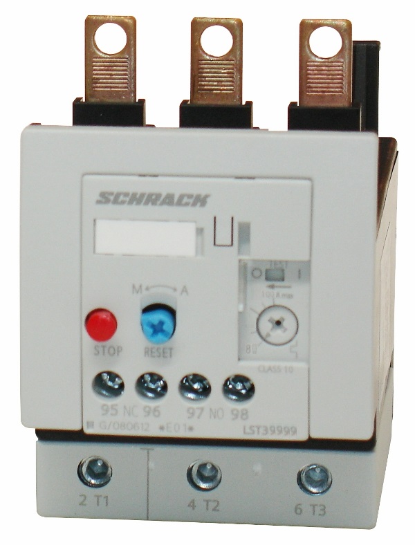 LST3 Термореле 100,0А/45,0кВт (80,00-100,00А) размер 3