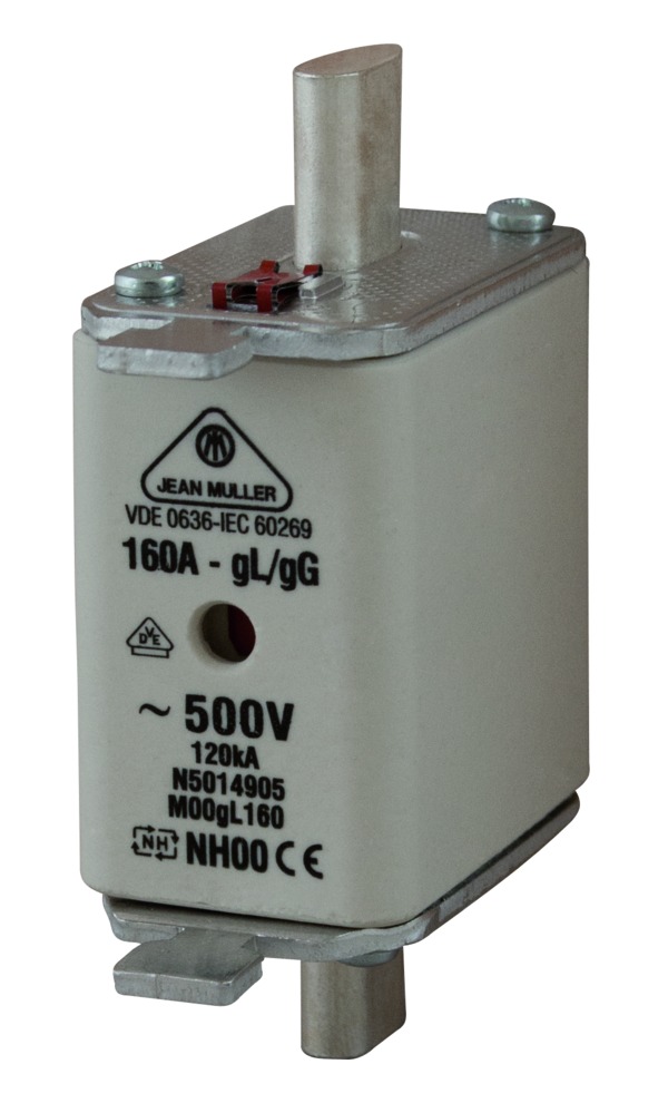 M00gL125 плавкая вставка NH-00gL/gG 160A/125A AC500V/120kA с индикатором Combi