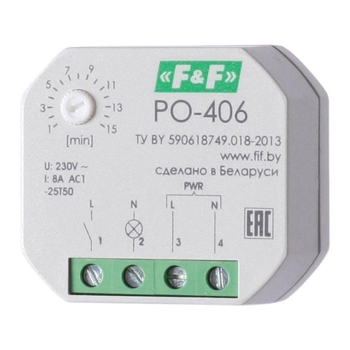 Реле времени программируемое PO-406