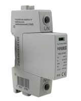 FML-40-440/1S Разрядник 1P Imax=40кА (8/20), In=20kA (8/20), Uc=440V, класс 2 (C), 1M, сигнальный контакт