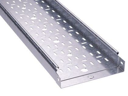 Лоток перфорированный 400х50 L 3000, нержавеющий