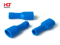 Разъем плоский полностью изолированный Рппи-М 2-250 синий (мама) (уп./100 шт)