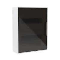 Щиток 24 мод настенный FRAME, белый, с тонированной дверцей, с 4 шинами  PEN (2шт на 8 отв. и 2шт на