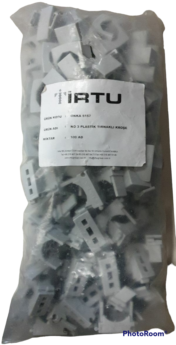 NR.3 Держатели раздвижные с зубчиками, серый (4 x 10 мм2 NYM / 3 x 16 + 10 мм2 NYY)