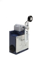 L53-K1-3-MEP124-IP65 Концевой выключатель мгновенного действия (1НО+1НЗ) двунаправленный с металлической консолью и резиновым роликом