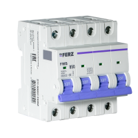 FMB-B 6kA 4P 50 х-ка B Автоматический выключатель