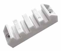 Изолятор шинный полимерный 1х4F10, 4шины толщиной 10мм (Oskar)