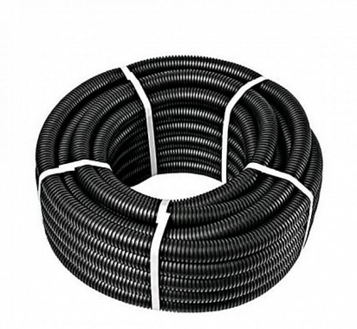 Труба гофрированная  гибкая ПНД легкая d 16 с зондом (кратно.100м) (CHINT)