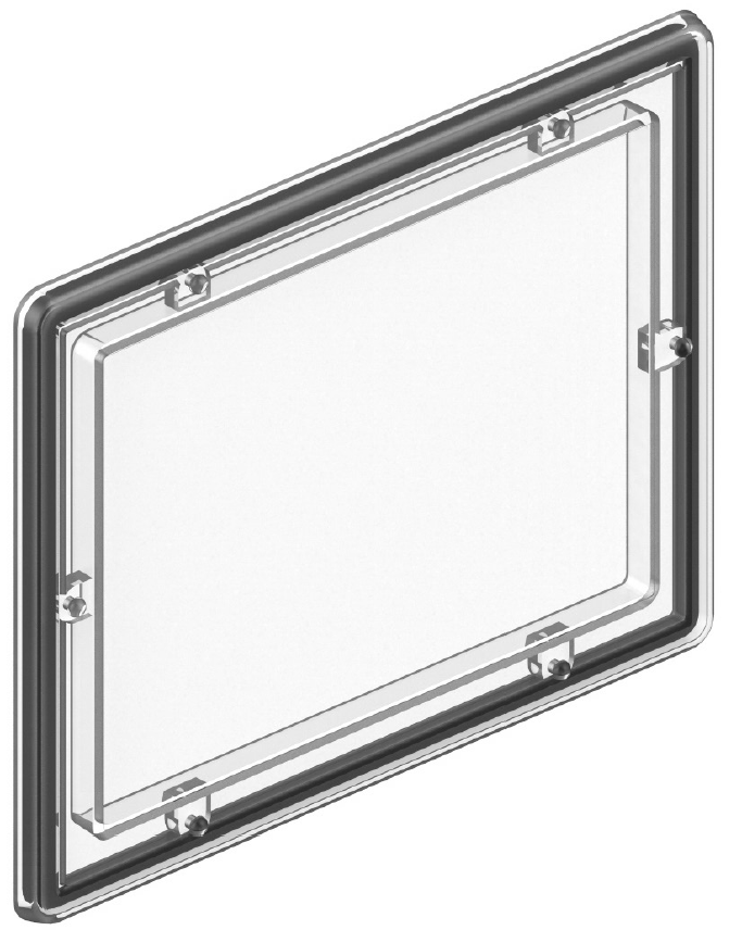 Окно смотровое большое (вырез 120х160) крепление клипса