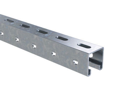 С-образный профиль 41х41, L300, толщ.2,5 мм, горячеоцинкованный