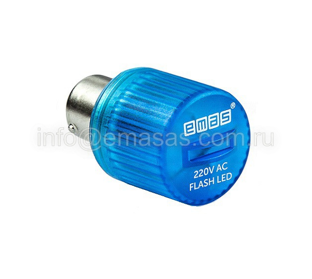 IKM-F-220B FLASH стробоскоп мигающий синий 220V AC для корпуса сигнального IKM