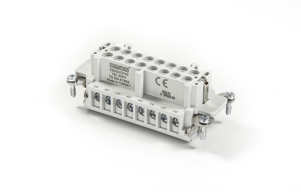 EB- 32-CP-00 Гнездо 32 вывода 16А для разъемов EBM (мама)