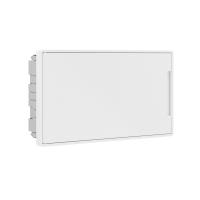 Щиток 18 мод встраиваемый для полых стен FRAME, белый, с белой дверцей, с 2 шинами PEN на 8 и 10 отв