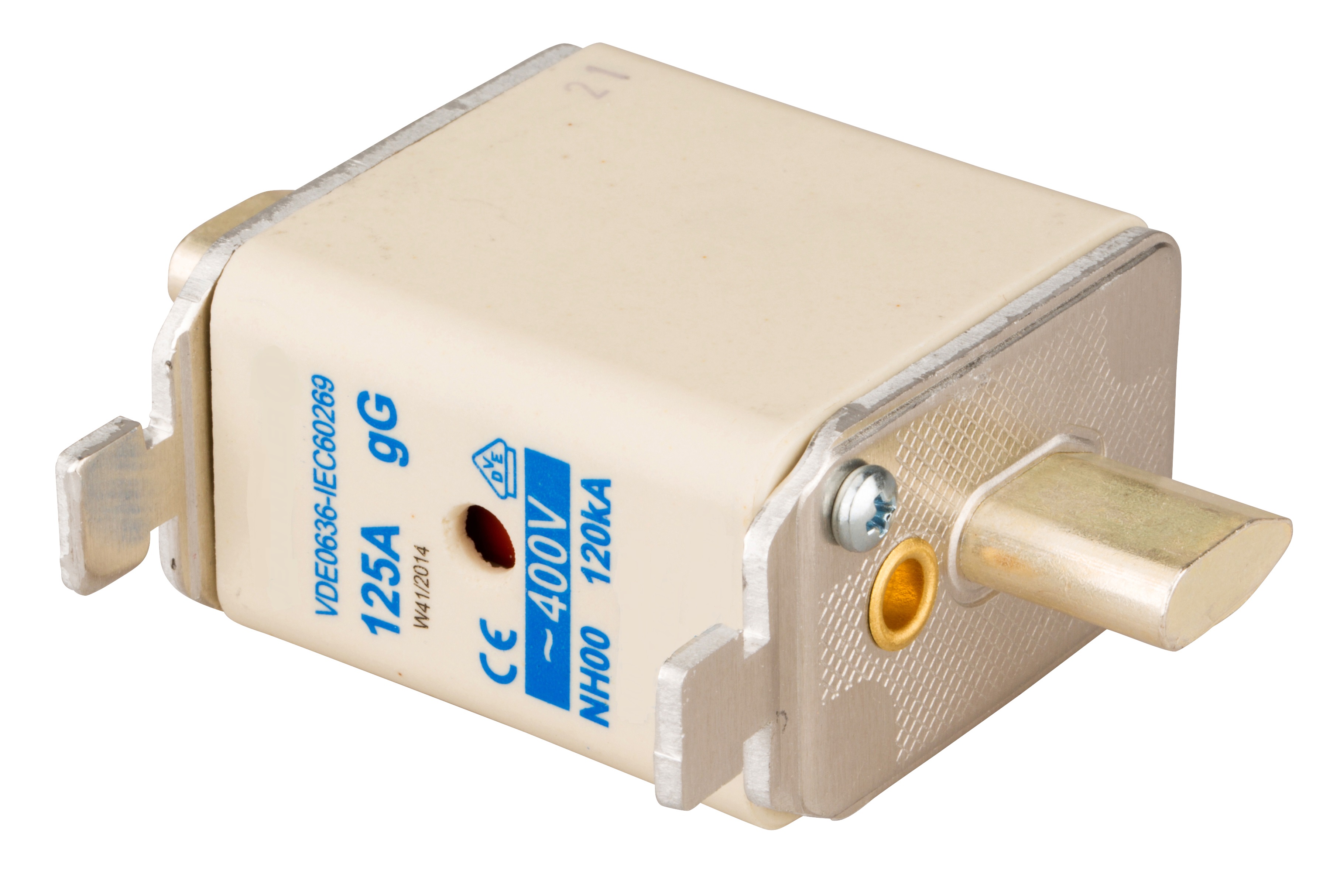 ISP00gG 160 плавкая вставка NH-00gL/gG 160A/125A AC400V/100kA с индикатором Combi