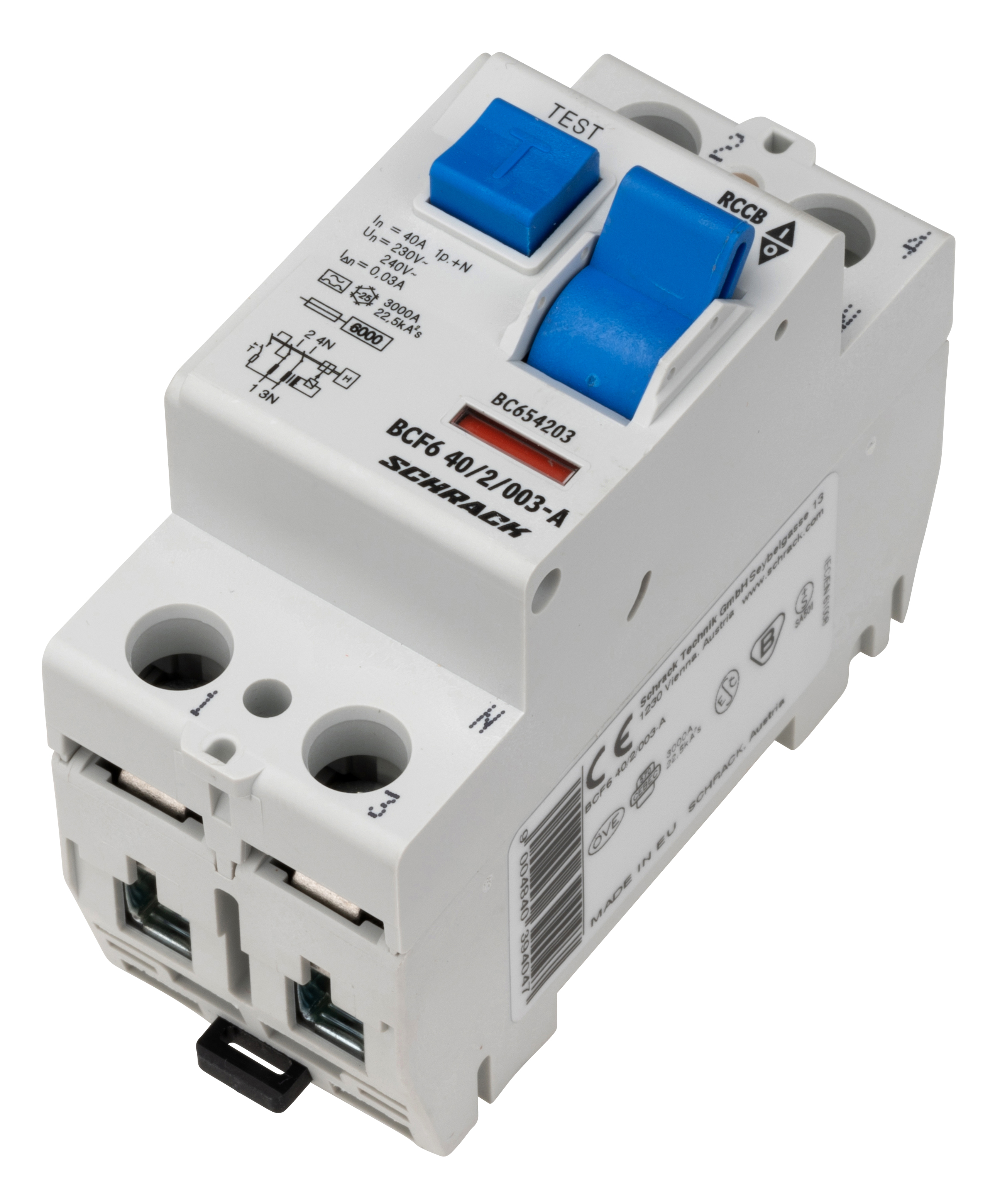 BC  6kA 2p  40A/ 30mA УЗО тип A                                                                     