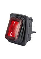 A54B1K11 Выключатель с подсветкой красный 2НО, IP65