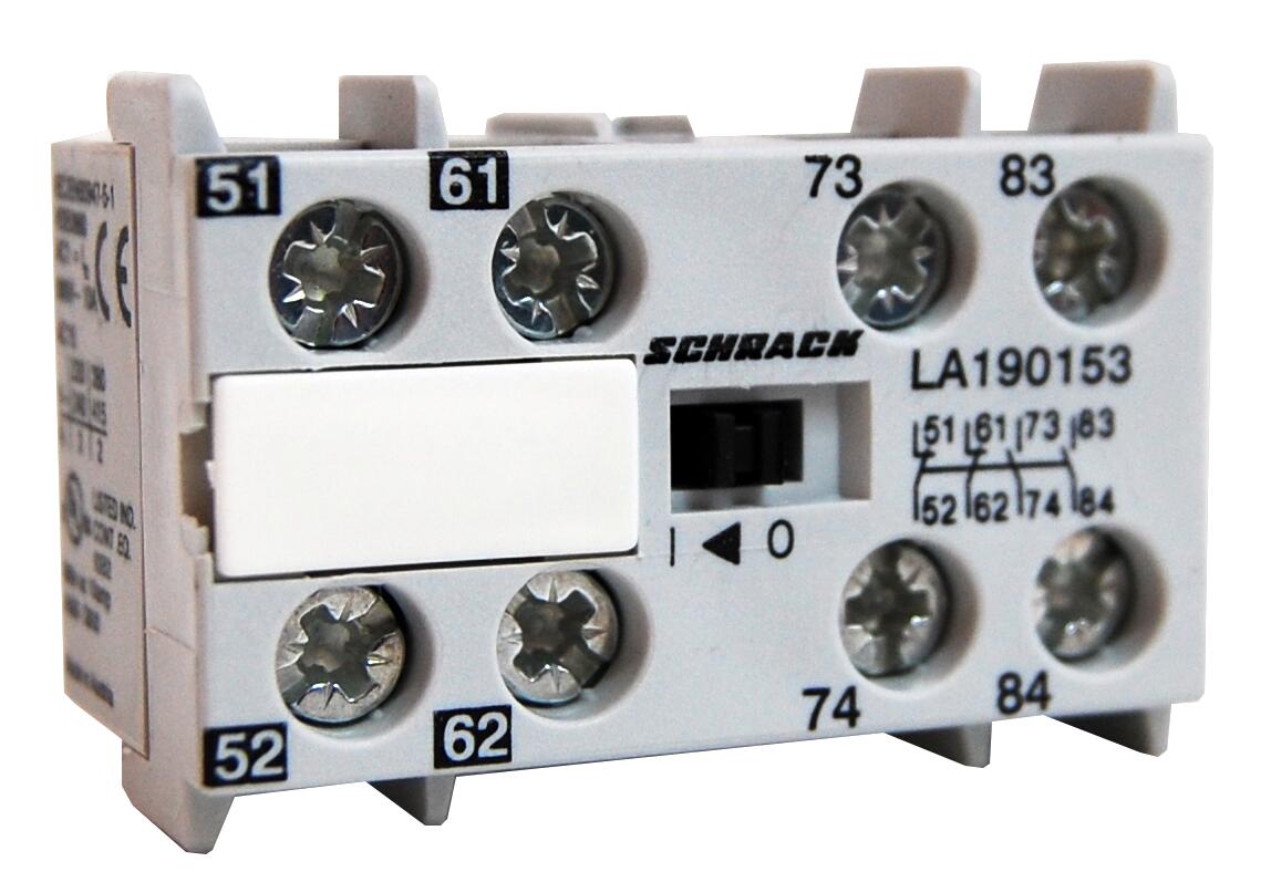 LA- Блок-контакт вспомогательный для LA 2но+2нз фронтальный монтаж