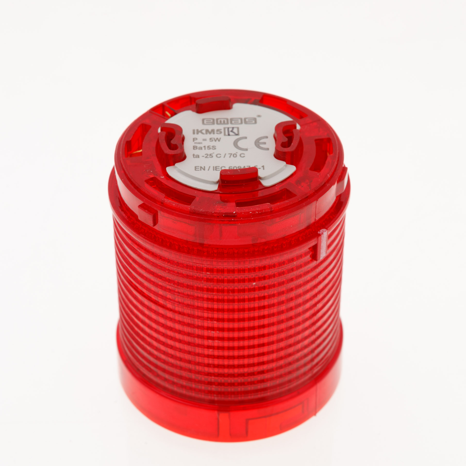 IKM-5-R Корпус сигнальный красный для сигнальной колонны IK5 (50мм)