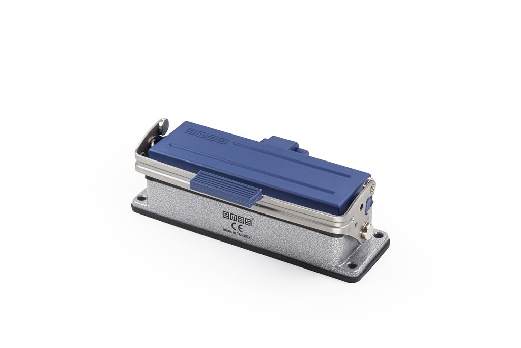 EB-M- 24-PM-4K-IP65 Розетка стационарная встраиваемая металлическая 24 вывода 16А нижний ввод 4 мета                                                  