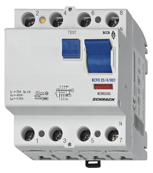 BC 10kA 4p  25A/ 30mA УЗО тип A