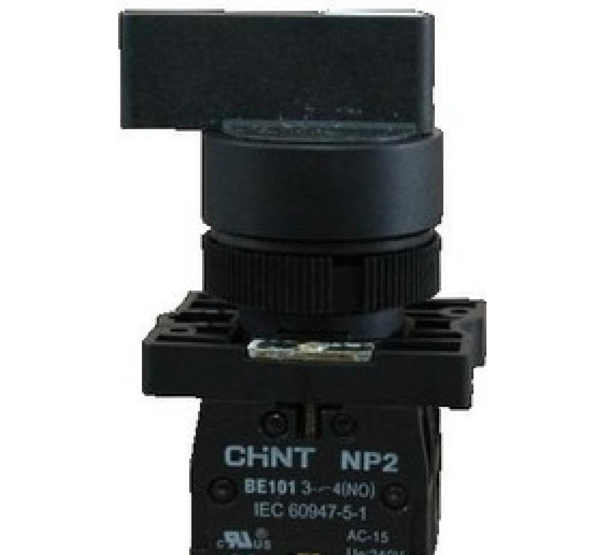 Переключатель NP2-EJ21, 2 положения с фиксацией, 1НО IP40