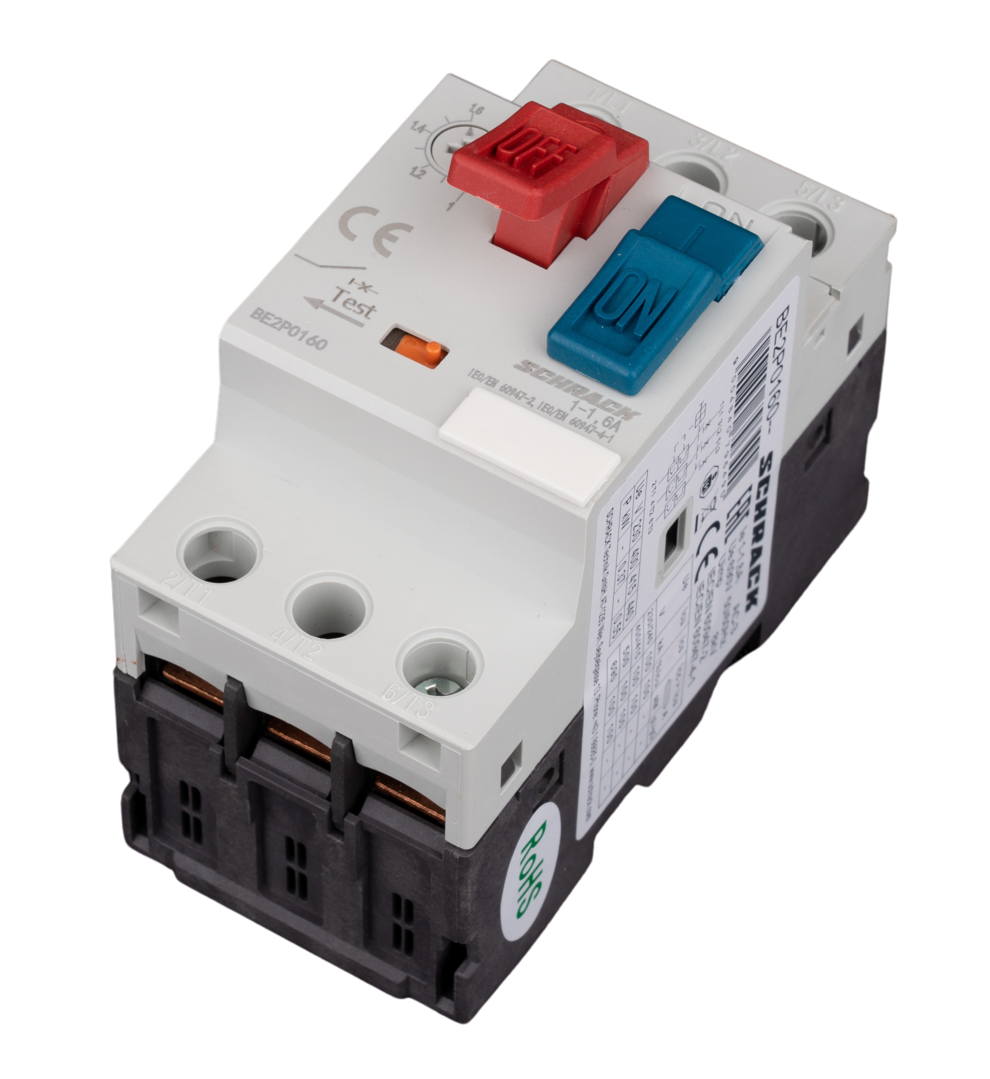 BE2 3p PB 1,60A (1,00-1,60) 0,06кВт Автомат защиты электродвигателя