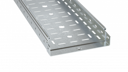 Лоток перфорированный 50x50х4000, 1,0 мм, горячеоцинкованный