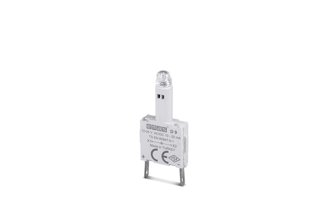 D-LED-24V LED светодиод 12-24V AC/DC зеленый для кнопкок серии D