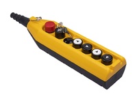 Пульт управления 6-и кнопочный, 1-х скоростной, с аварийной кнопкой и ключом