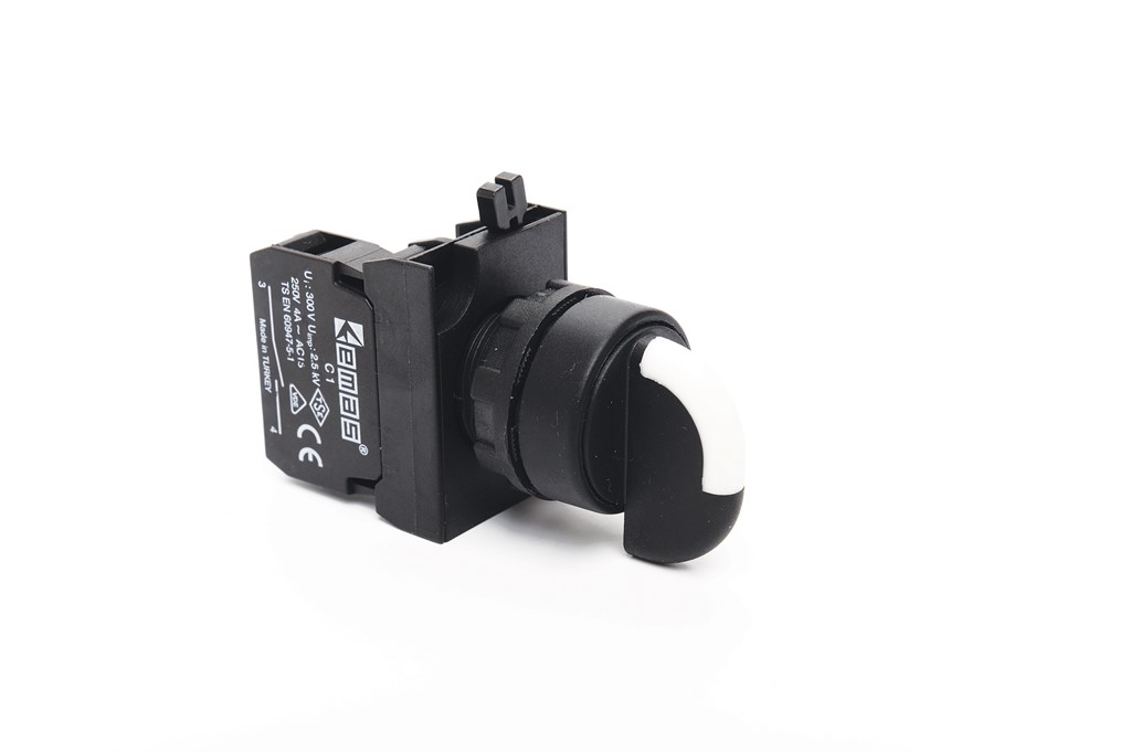 CP-S20-(CA-C1)-IP65 Переключатель пластиковый на 2 положения (0-1) 60° с фиксацией