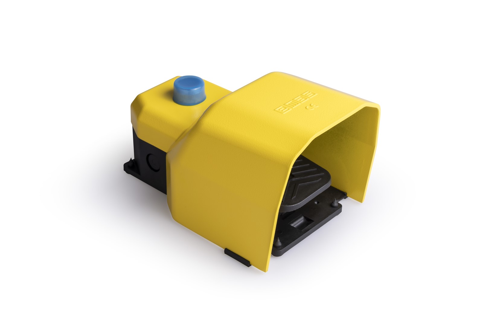 Педаль PDK-S-11-GX-23-IP65 одиночная пластиковая с защитной крышкой 2х(1НО+1НЗ)+2НЗ контакт 250VAC 4A двухскоростная