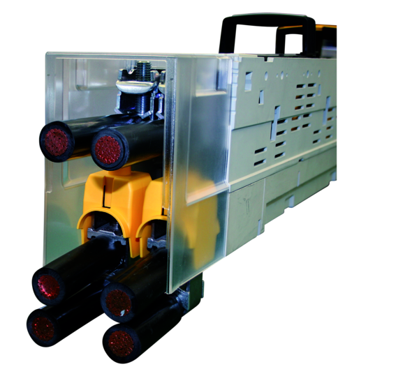 Клеммный зажим двойной 2 х  95  (1х150мм) для вертикальных ПВР SL01-03