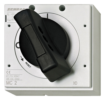 MC2-XDV поворотная рукоятка на аппарат MC2 черно-серая с блокировкой