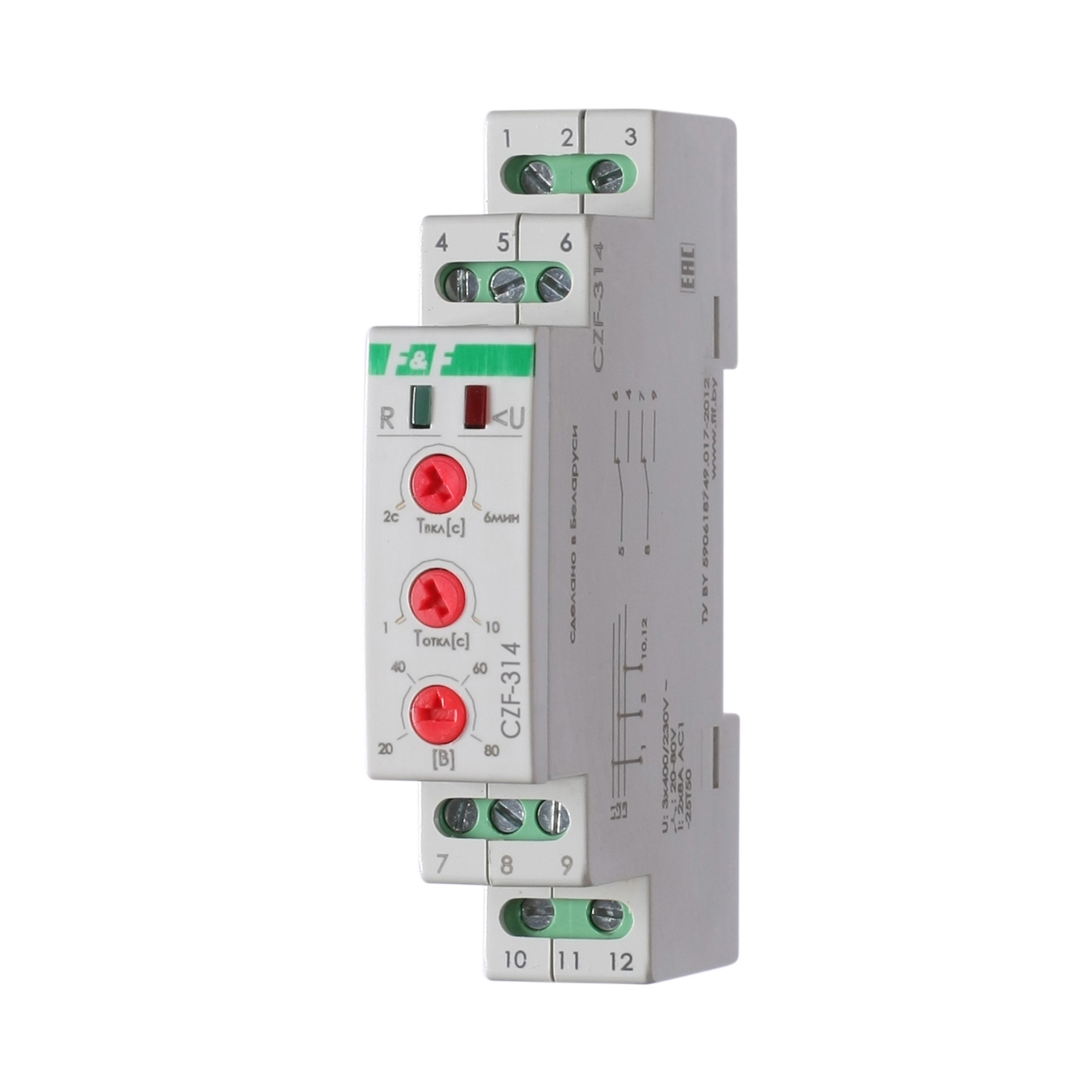 Реле контроля фаз CZF-314