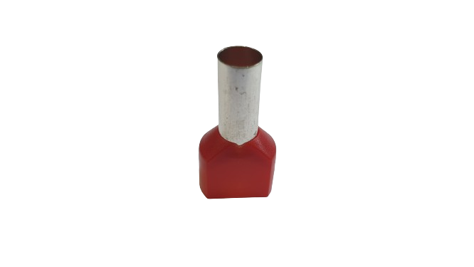 Втулочный наконечник двойной CT 10,0/14мм красный (100шт)