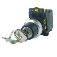 LA115 Переключатель пластиковый с ключом на 2 положения (0-1) с фиксацией 1НО IP54