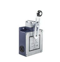 L54-K1-6-MEP122-IP65 Концевой выключатель мгновенного действия (2НО+2НЗ) двунаправленный с металлической консолью и пластиковым роликом
