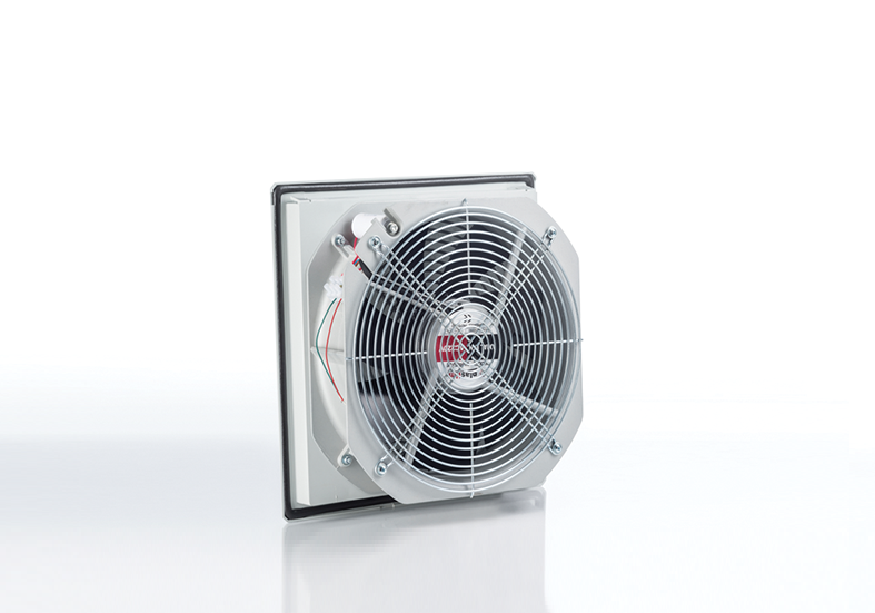 PTF Вентилятор с фильтром 850м3/ч, 325х325мм IP54, монтажный вырез 291х291 (Plastim)                                                                  