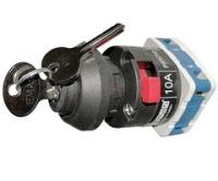 Переключатель двухпозиционный PSA-AK (0-1), 60° четырехфазный  10А с ключом