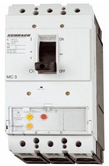 MC3-3- 50N-ME350 In=350A/200кВт, Ir=0,5-1In, Ii=2-14Ir, 3P 50кА Авт. выкл, ER защиты двигателя