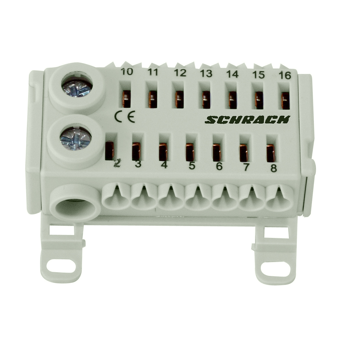 Блок упрощенного соединения черный/белый 2x25мм+14x4мм, s