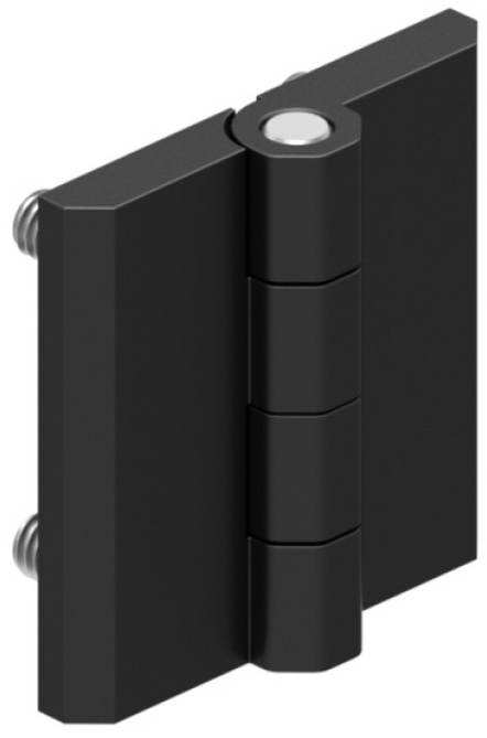 Петля листовая 40х40 металл/черное напыление